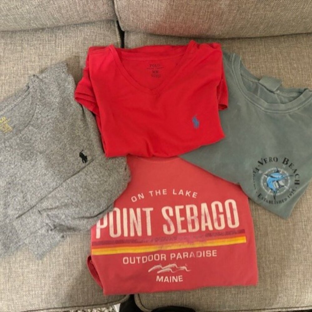 4 Men's T-shirts Ralph Lauren Polo and Others